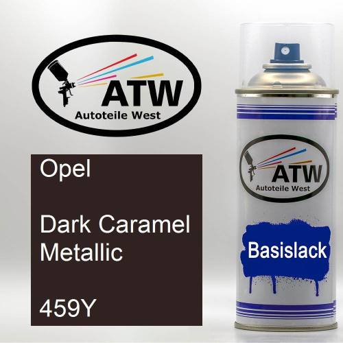 Opel, Dark Caramel Metallic, 459Y: 400ml Sprühdose, von ATW Autoteile West.